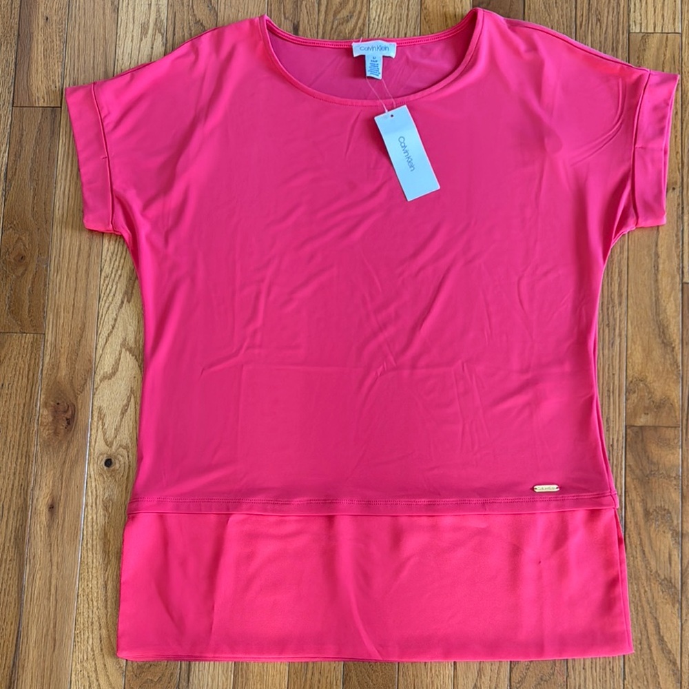 Calvin Klein Women's Pink Top